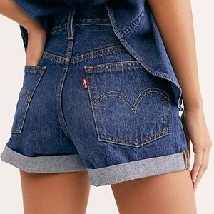 Levi's 501 Denim Shorts- excellent condition